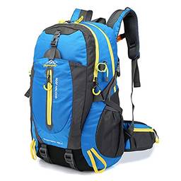 Domary Mochila de viagem 40L resistente à água para caminhada no acampamento laptop mochila de caminhada trekking e bolsas para escalar costas para homens e mulheres