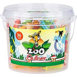 Balde Zoo, Gulliver, 36 Peças