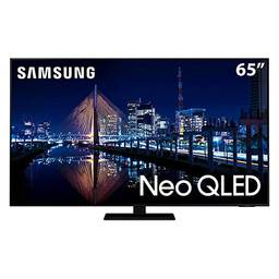 Smart TV Neo QLED 65" 4K Samsung 65QN85A, Mini Led, Painel 120hz, Processador IA, Som em Movimento, Tela sem limites, Design slim, Alexa built in