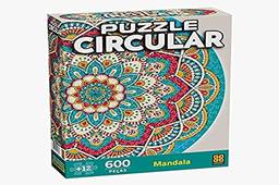 Quebra-Cabeça Circular Mandala 600 peças - Grow