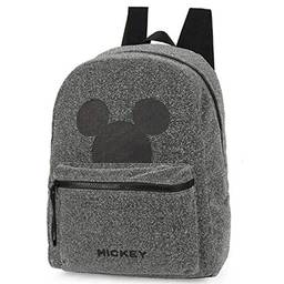Bolsa Mochila Feminina Mickey Mouse Spots Gloss Disney Cor:Preto