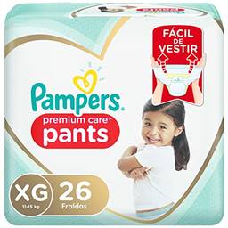 Fralda Pampers Pants Premium Care XG 26 unidades