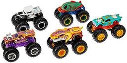 Hot Wheels Monster Trucks Veículo de Brinquedo Pacote de 5