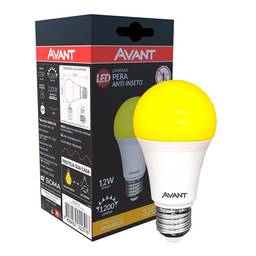 Lâmpada LED Anti-inseto, 12W, Bivolt, Luz amarela, Avant, 343205173