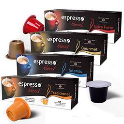 Kit Cápsulas de Café Espresso Blend - Compatíveis com Nespresso® - 40 un.