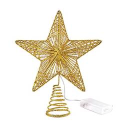 Natal Star Topper Casa Natal Ornamento estrela Decoração árvore Natal Enfeites Confortável para Decorar Festa Natal Xiaoling