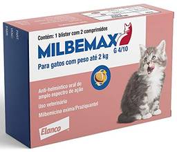 Milbemax G 4/10 Elanco para Gatos com Peso até 2 KG