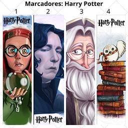 Marcadores de página - Harry Potter 2