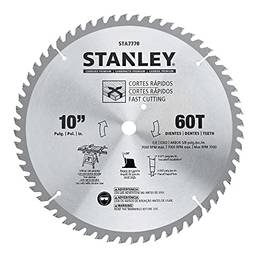 STANLEY Lâmina de Serra Circular 10 Pol. (255mm) com 60 Dentes STA7770