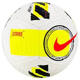NIKE DC2376 Strike Bola de futebol recreativa unissex adulto branco/volt/carmesim brilhante 5
