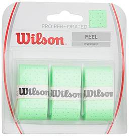 Wilson Raquetes de tênis perfuradas Pro sobre aderência, verde