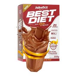 Best Diet - 350G Milk Shake Chocolate, Atlhetica Nutrition