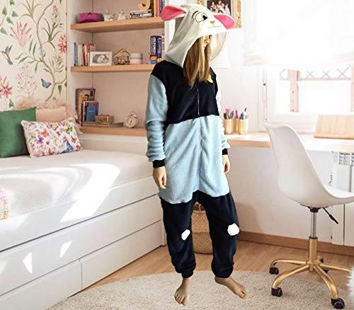 Pijama Coelha Judy Hopps Kigurumi Fantasia Macacão Unissex Tamanho: G 1,63-1,73
