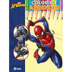Colorir e Aprender Marvel - Homem Aranha