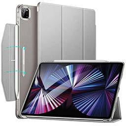 ESR Case Compatível com iPad Pro 11 Inch 2021 (3ª Geração), Trifold Smart Case, leve Stand Case, Auto Sleep and Wake, Pencil 2 Wireless Charging, Ascend Series, Grey