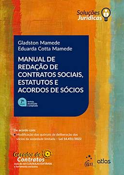 Manual de Redação de Contratos Sociais, Estatutos e Acordos de Sócios
