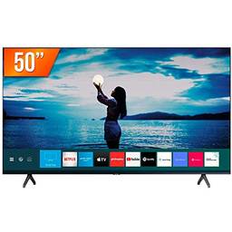 Smart TV Samsung LED 50" 4K UHD Crystal TU7020, Bivolt, Visual Livre de Cabos, Bluetooth, 2 HDMI, 1 USB