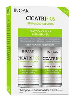 Inoar Kit Duo Shampoo e Condicionador CicatriFios Plástica Capilar 250ml, Inoar, Não