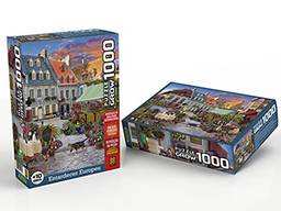 Quebra-cabeças Grow 1000 peças: Entardecer Europeu (exclusivo Amazon), Multicor