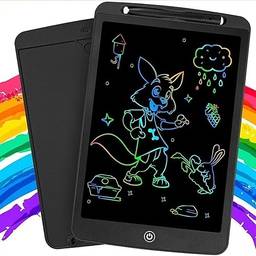 Lousa Mágica Infantil Digital Tablet Escrita Colorida Para Desenho Criança LCD 10" (Vermelho)