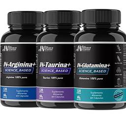 Arginina + Taurina + Glutamina (360 Cáps) Combo TRAINING Imperium Nutrition