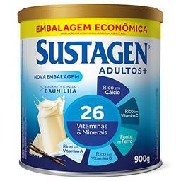 Complemento Alimentar Sustagen Adultos+ Sabor Baunilha - Lata 900G, Sustagen N&E