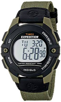 Timex Relógio Cronômetro Digital Expedition com Alarme Cronômetro 39 mm