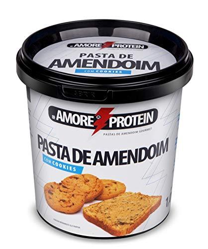 Pasta de amendoim integral c/ Cookies - RB Amore Protein - Pote 1,01kg