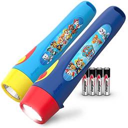 Lanternas da Patrulha Canina da Energizer (pacote com 2), brinquedos da Patrulha Canina para meninos e meninas, ótimas lanternas para crianças (pilhas incluídas)
