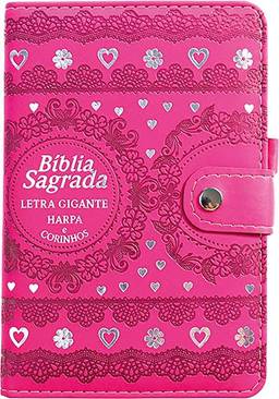 Biblia Sagrada - Carteira - Letra Gigante Pu (Pink)