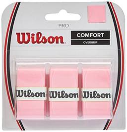 WILSON Raquete de tênis profissional sobre aderência, rosa