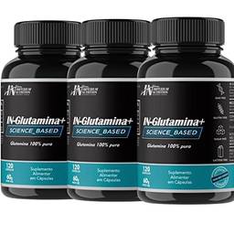 3X Glutamina (360 Cápsulas) IN-Glutamina+ Imperium Nutrition