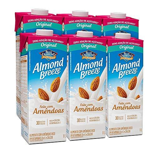 Kit Bebidas de Amêndoas Almond Breeze Zero 6x1L