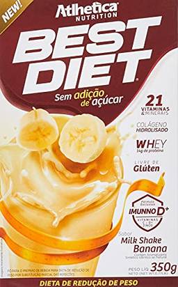 Best Diet - 350G Milk Shake Banana, Atlhetica Nutrition