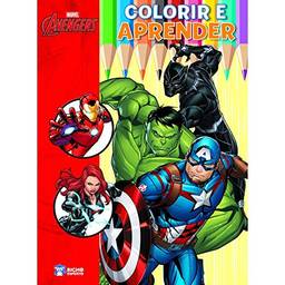 Colorir e Aprender Marvel - os Vingadores