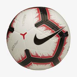Nike Futebol Merlin unissex, branco/carmesim brilhante/preto/preto, tamanho 5