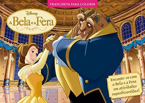 Disney Prancheta Para Colorir - A Bela e a Fera