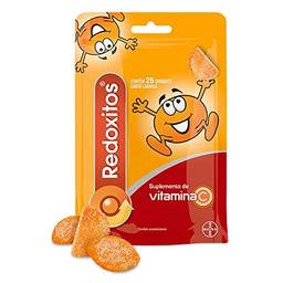Redoxitos Vitamina C, Vitamina Infantil, Vitamina criança, com Sabor de Laranja, contém 25 gomas