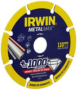 IRWIN Disco para Corte de Metal MetalMax de 4.3/8 Pol. x 3/4 Pol. (109mm x 19mm) 1998844
