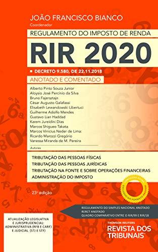 Regulamento Do Imposto De Renda Rir 2020 23º Edição