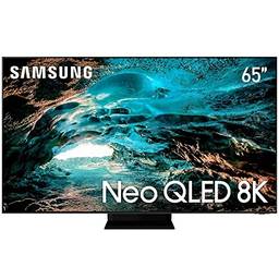 Smart Tv 65" 8K Samsung Neo QLED, Mini Led, Painel 120hz, Processador IA, Som em Movimento Plus, Única Conexão, Alexa built in - 65QN800A