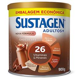 Complemento Alimentar Sustagen Adultos+ Sabor Chocolate - Lata 900G, Sustagen N&E