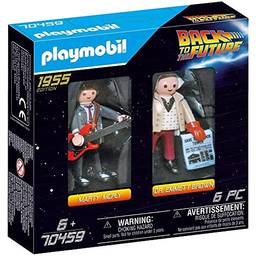 Playmobil Marty Mcfly e Dr. Emmett Brow, De Volta Para o Futuro, Sunny