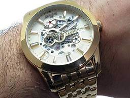 Relógio Technos Masculino Automatico Dourado - 8205NQ/4X