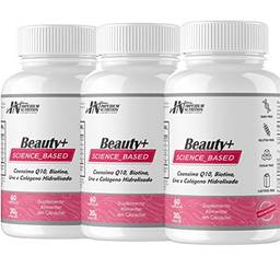 3X Coenzima Q10, Biotina, Uva e Colágeno (Cabelo, Pele e Unhas 180 Cápsulas) Beauty+ Imperium Nutrition