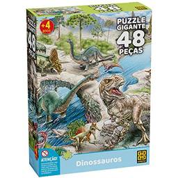 Puzzle Gigante 48 peças Dinossauros